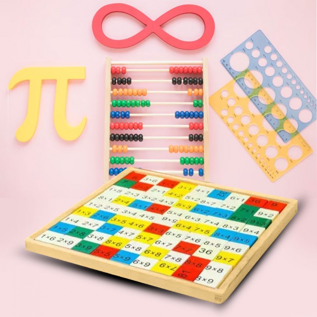 CATANES Wooden Times Table Board Wooden Math Game Educational Toys Multiplication Games as Math Learning Tools Times Tables Math Toy for 3 4 5 6 Years Old