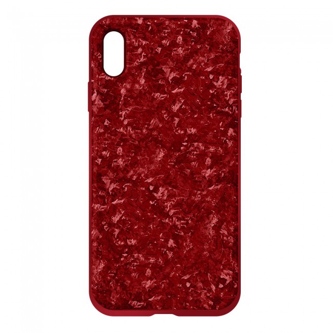 Leisurto 360 All-round Protective Shell Case for Apple iPhone XS Max - Red - SHD