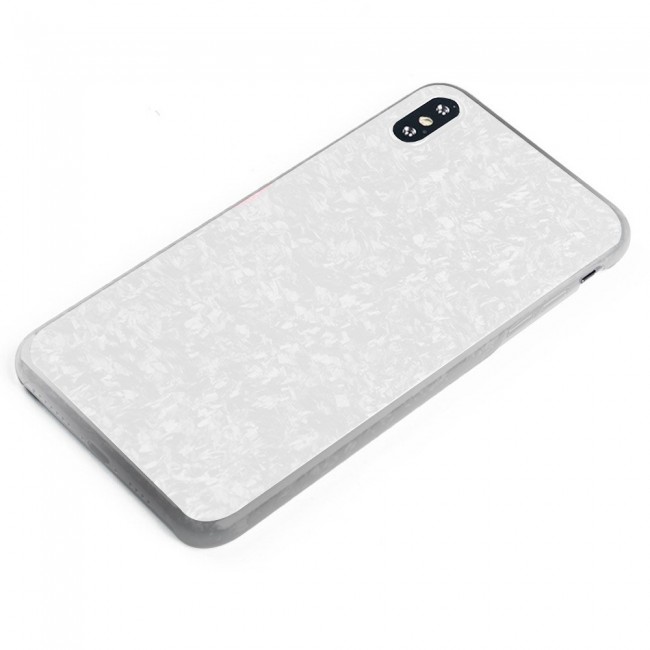 Leisurto 360 All-round Protective Shell Case for Apple iPhone XS Max - White - SHD