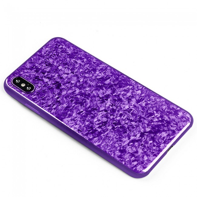 Leisurto 360 All-round Protective Shell Case for Apple iPhone X - Purple - SHD