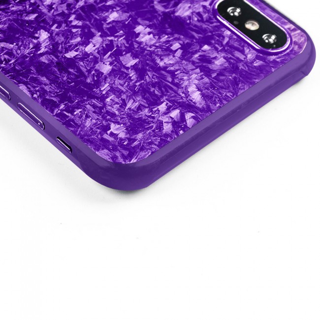 Leisurto 360 All-round Protective Shell Case for Apple iPhone X - Purple - SHD