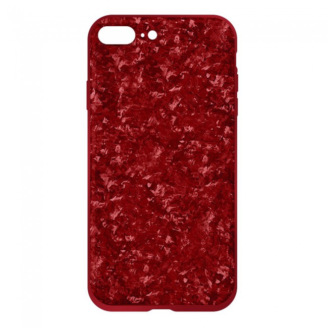 Leisurto 360 All-round Protective Shell Case for Apple iPhone 7 Plus and iPhone 8 Plus - Red - SHD