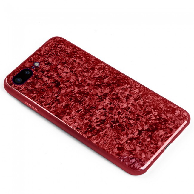 Leisurto 360 All-round Protective Shell Case for Apple iPhone 7 Plus and iPhone 8 Plus - Red - SHD