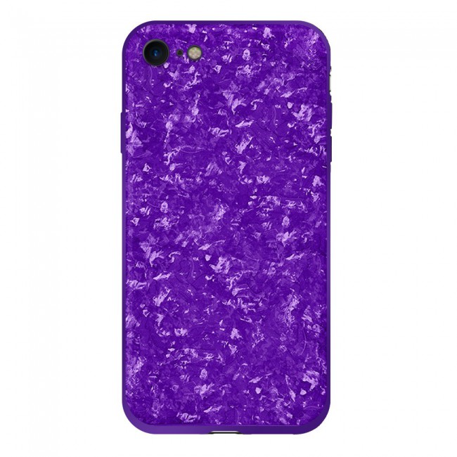 Leisurto 360 All-round Protective Shell Case for Apple iPhone 7 and iPhone 8 - Purple - SHD