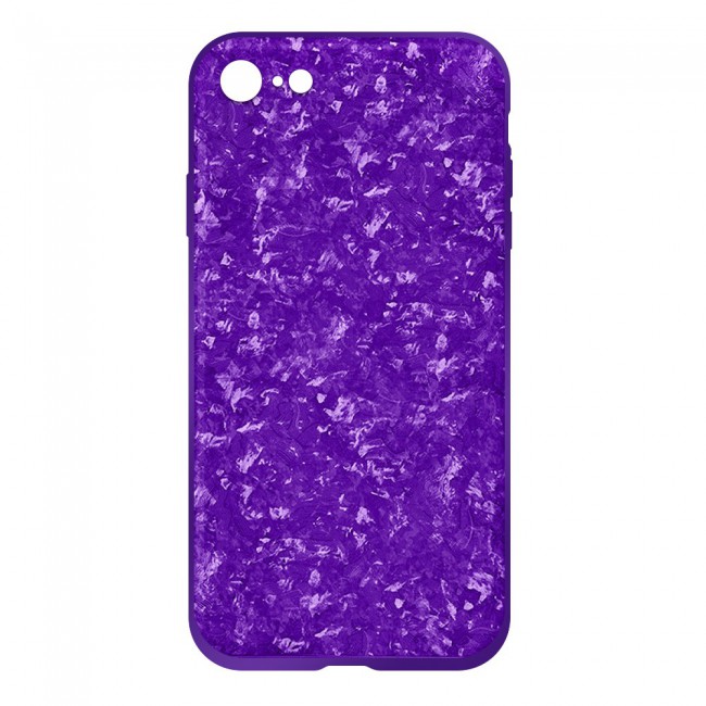 Leisurto 360 All-round Protective Shell Case for Apple iPhone 7 and iPhone 8 - Purple - SHD