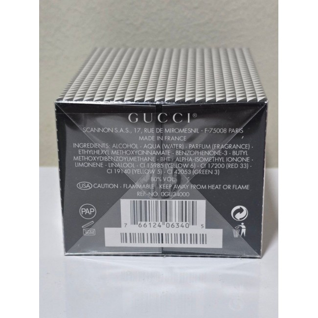 Gucci Pour Homme Eau de Toilette for Men – 100ml (3.4 FL OZ)