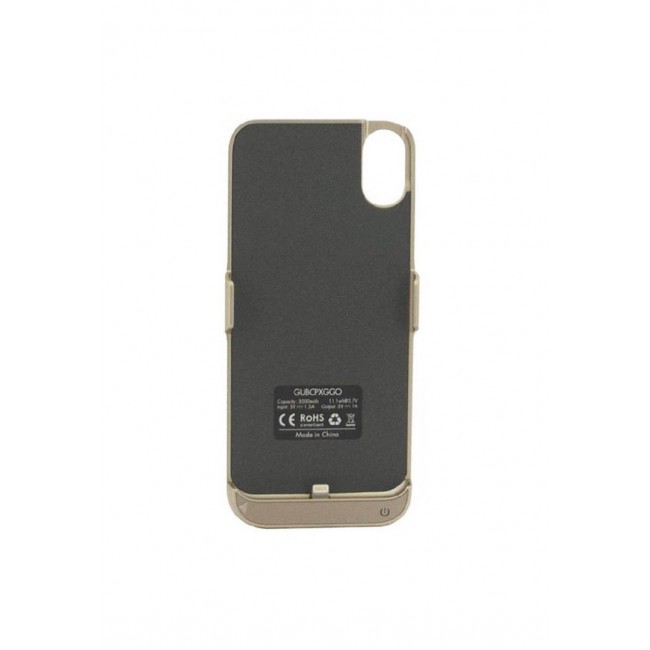 Guess Battery Case for Apple iPhone X 3000mAh - Gold