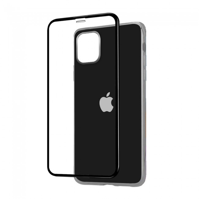 2Pack Hicool Glossy Hard Cover and 3D Screen Protector for iPhone 11 Pro Max - Black