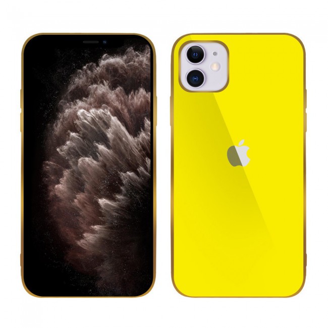Hicool Hard Shell Protective Cover for iPhone 11 Yellow