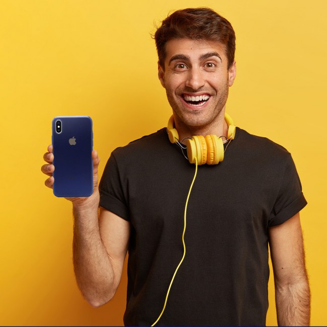 iPhone X and iPhone XS Case Cover Hicool Protective Case - Midnight Blue