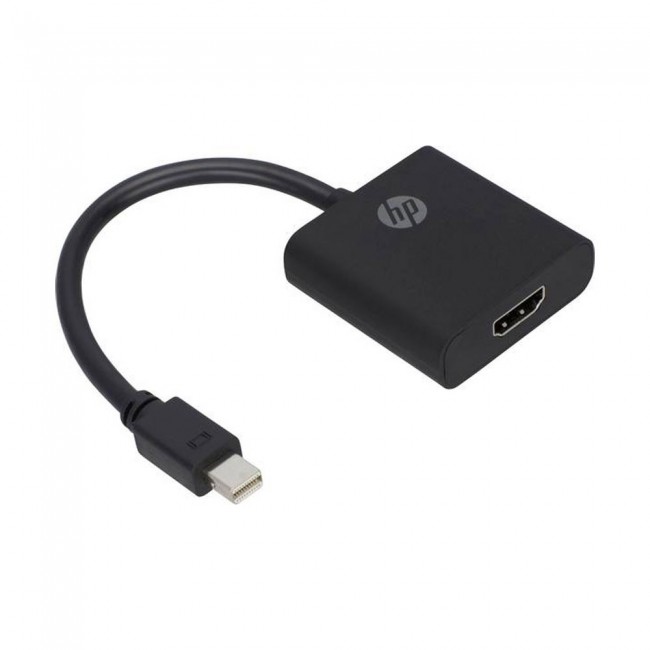 HP Mini DisplayPort to HDMI Adapter - Black 10.00 cm