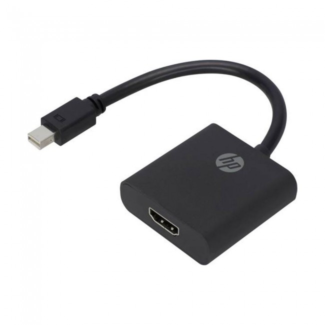 HP Mini DisplayPort to HDMI Adapter - Black 10.00 cm