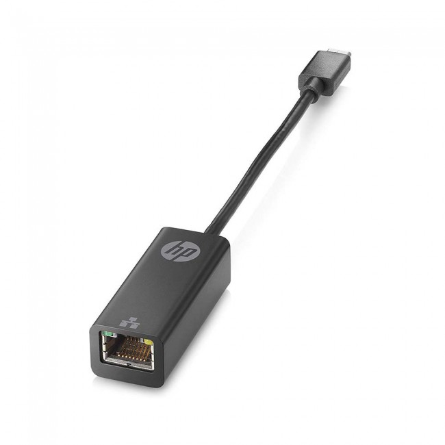 HP USB-C to RJ45 Adapter for windows 7,8,8.1,10, Chrome OS, Macbook, OSX - Black