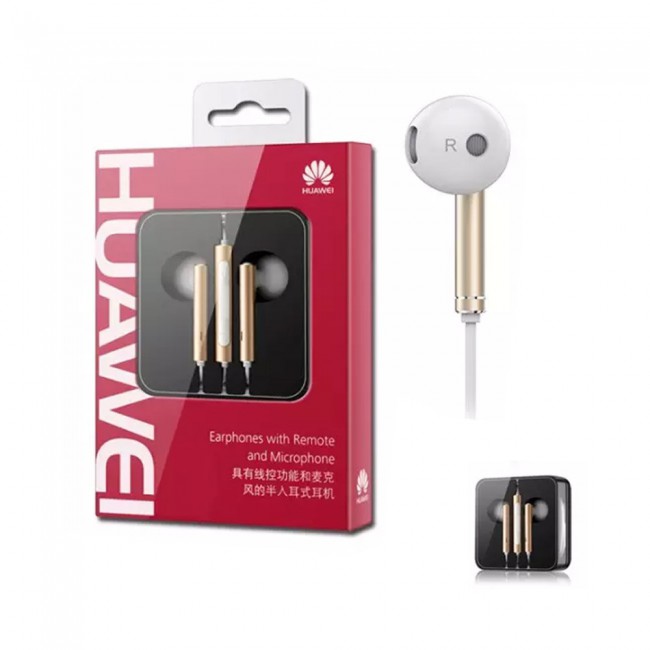 Huawei AM116 In-Ear Earbuds Headphones - Gold White