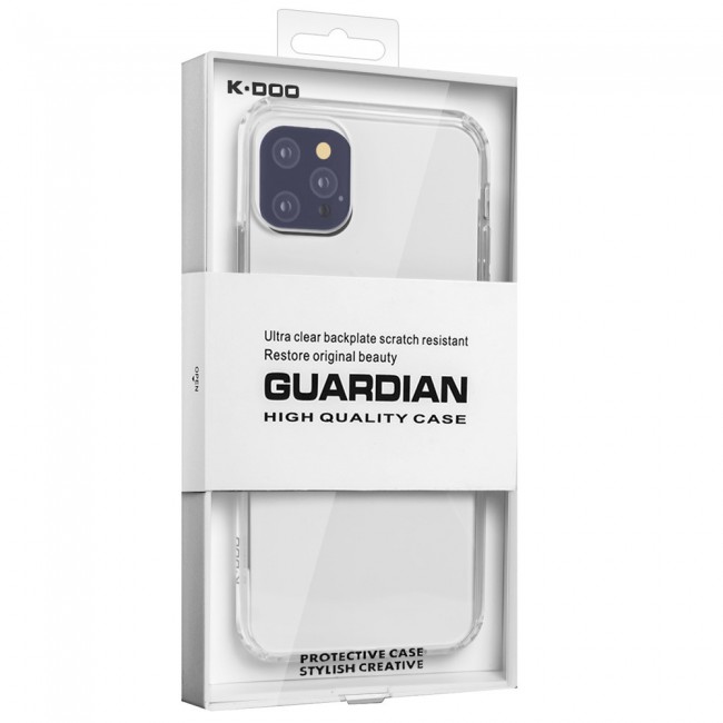 K-DOO Guardian Series Case Cover for iPhone 12 Pro Max – Clear