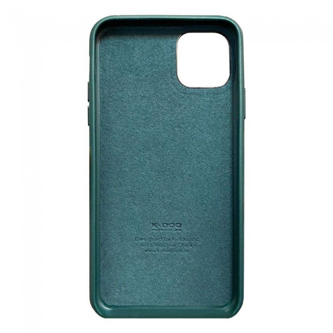 K-Doo Noble Collection Genuine Leather Case for iPhone 11 Pro Max - Green