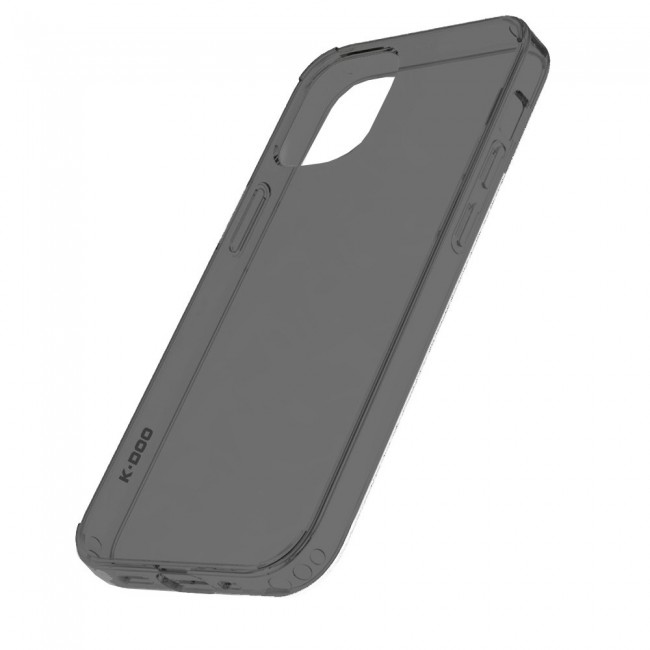 K-DOO Guardian Series Case Cover for iPhone 13 – Clear Black