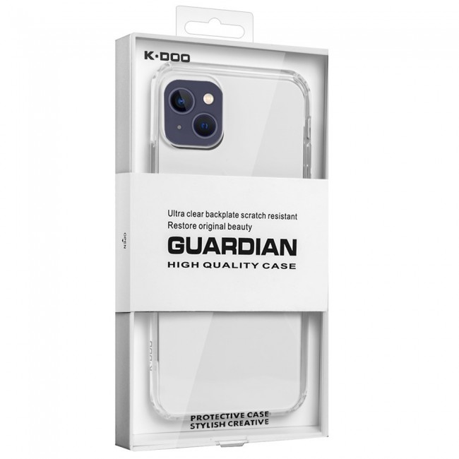 K-DOO Guardian Series Case Cover for iPhone 13 – Clear