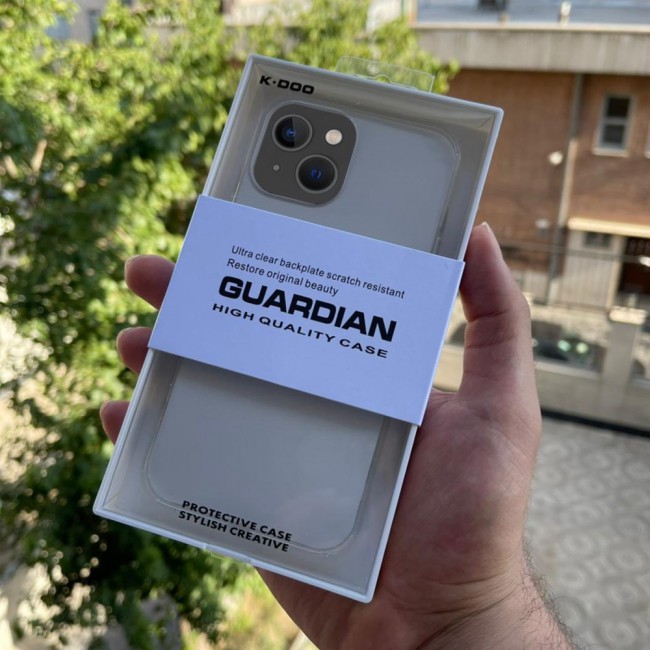 K-DOO Guardian Series Case Cover for iPhone 13 – Clear