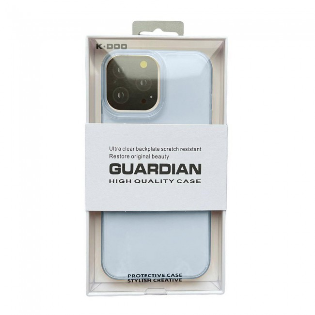 K-DOO Guardian Series Case Cover for iPhone 13 Pro – Clear Blue