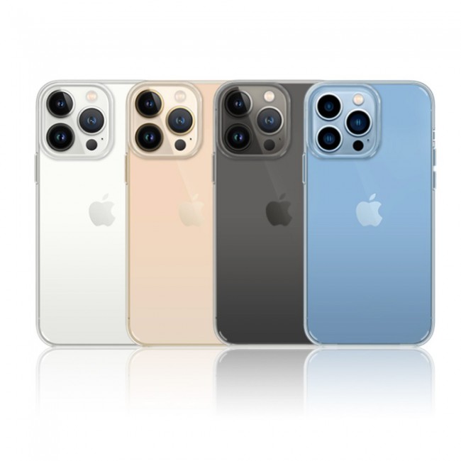K-DOO Guardian Series Case Cover for iPhone 13 Pro – Clear Gold
