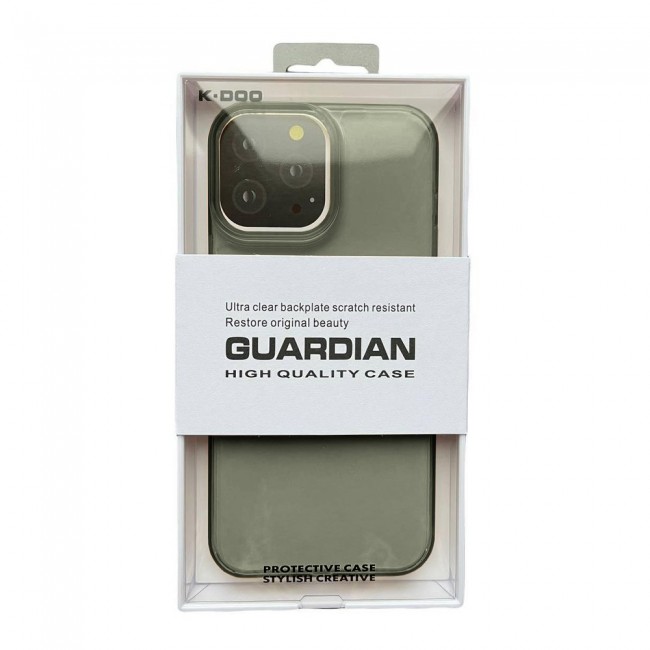 K-DOO Guardian Series Case Cover for iPhone 13 Pro Max – Clear Black