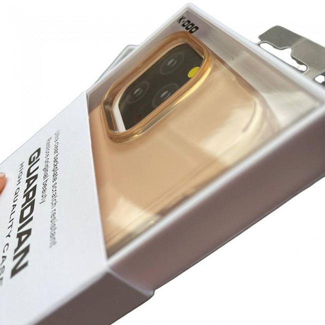 K-DOO Guardian Series Case Cover for iPhone 13 Pro Max – Clear Gold