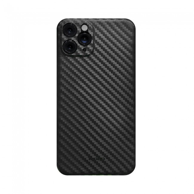 K-Doo Air Carbon Case with Carbon Fiber Design for iPhone 11 Pro – Black