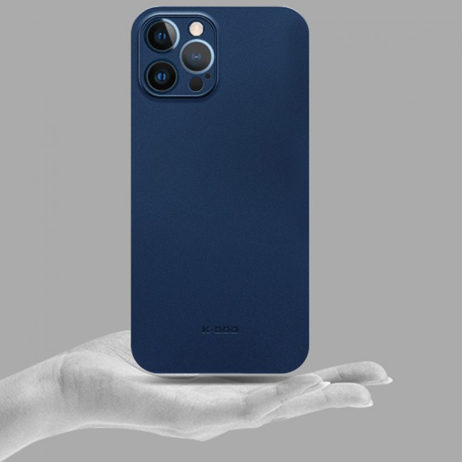 K-Doo Air Skin Case Cover for iPhone 12 Pro Max - Frosted Blue