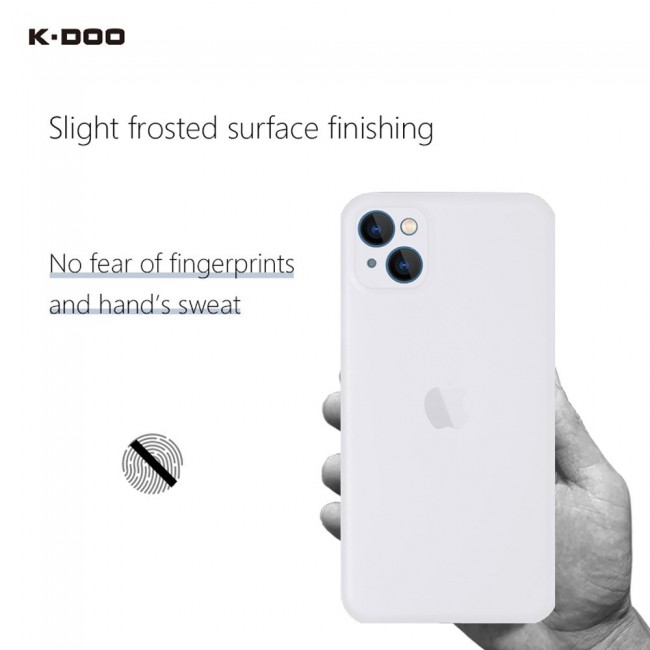 K-Doo Air Skin Case Cover for iPhone 13 mini - Frosted Clear