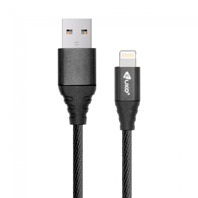 Kuke Design E65 Fabric Lightning USB Cable 1m – (NMT)