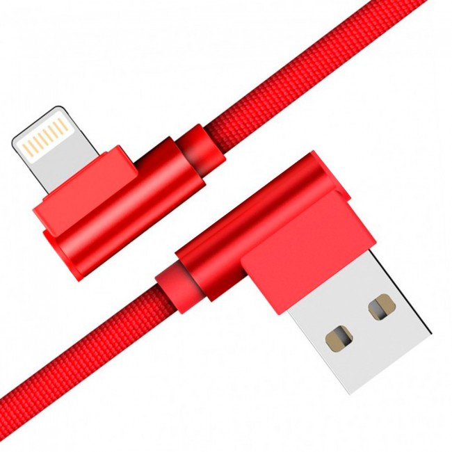 Kuke Design E69 Data Fabric Lightning Cable for Apple Products 2.4A 1M