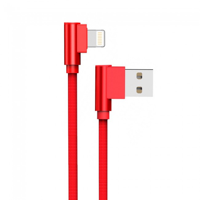 Kuke Design E69 Data Fabric Lightning Cable for Apple Products 2.4A 1M