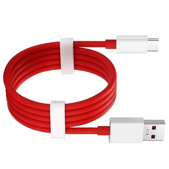 3 Pack Of OnePlus Fast Charge Type-C USB Cable Red