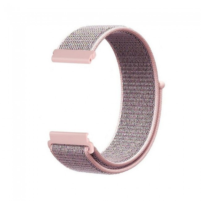 20mm Nylon Sport Watch Band for Active and Active 2 40-44mm Henlein Series by Margoun - Pink Sand
