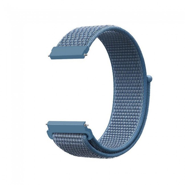 20mm Nylon Sport Watch Band for Active and Active 2 40-44mm Henlein Series by Margoun - Cape Cod Blue