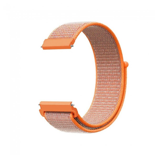20mm Nylon Sport Watch Band for Active and Active 2 40-44mm Henlein Series by Margoun - Spicy Orange