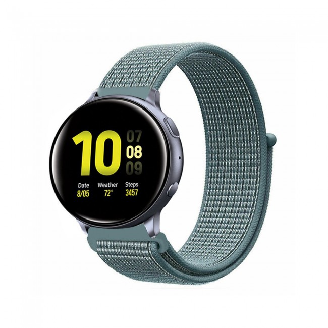 20mm Nylon Sport Watch Band for Active and Active 2 40-44mm Henlein Series by Margoun - Marine Green