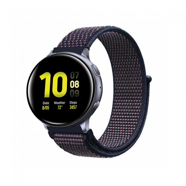 20mm Nylon Sport Watch Band for Active and Active 2 40-44mm Henlein Series by Margoun - Indigo