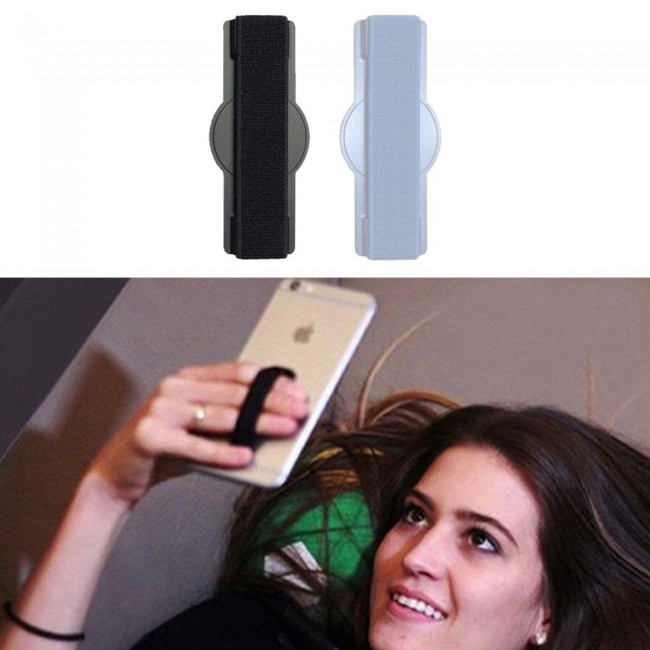 2Pack Margoun Magnetic Finger Grip for Mobile Phone - Black Grey