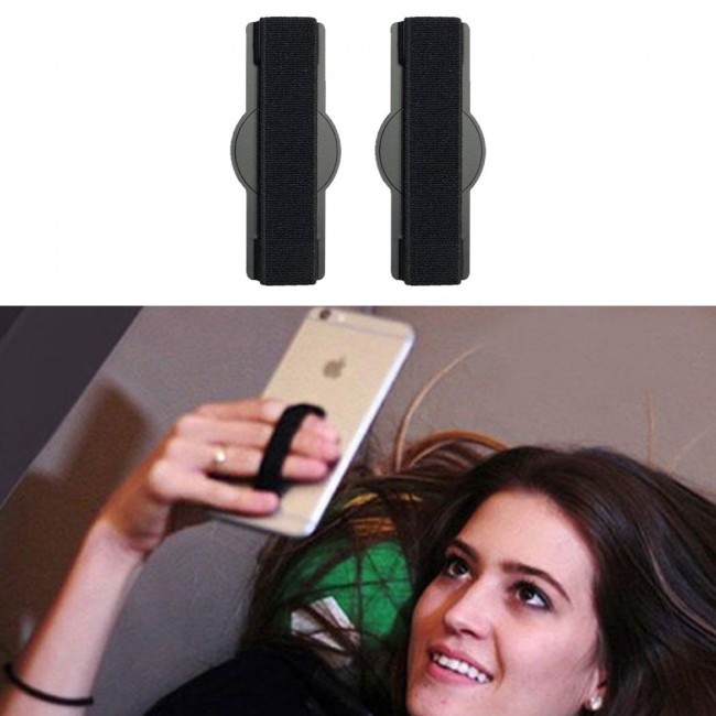 2Pack Margoun Magnetic Finger Grip for Mobile Phone - Black