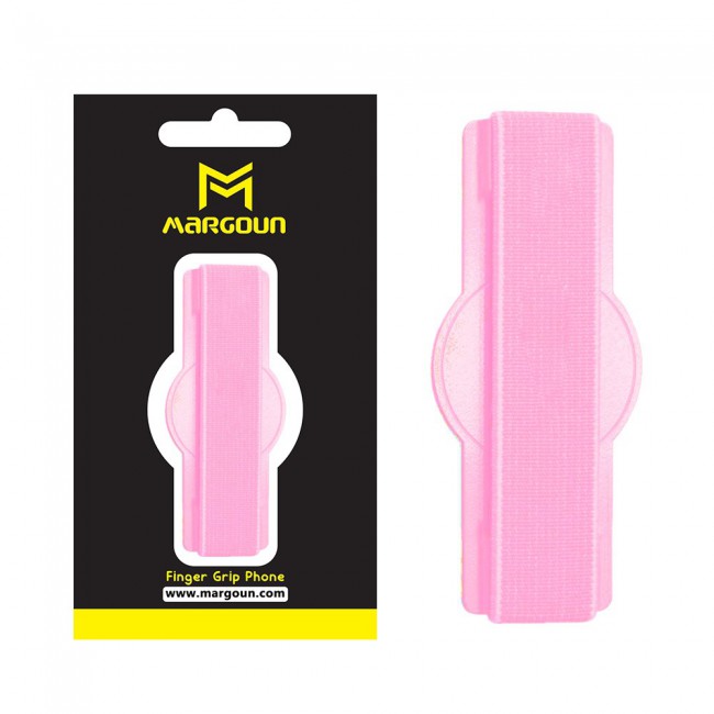 2Pack Margoun Magnetic Finger Grip for Mobile Phone - Pink