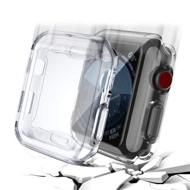 2Pack Margoun Protective TPU Case Cover and 3D Screen Protector for Apple Watch 45mm