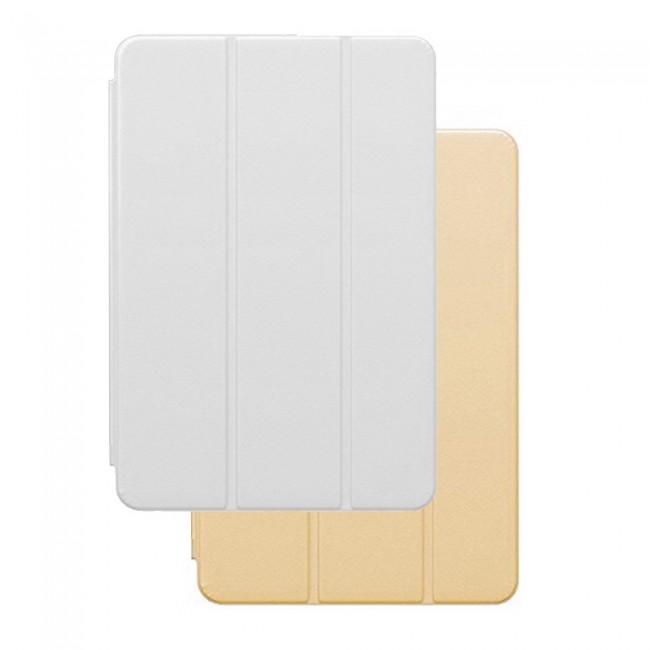 Margoun 2Pack Trifold Folio Case Cover for Samsung Galaxy Tab 4 T330 8.0 inch - Gold White