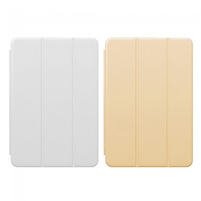 Margoun 2Pack Trifold Folio Case Cover for Samsung Galaxy Tab 4 T330 8.0 inch - Gold White