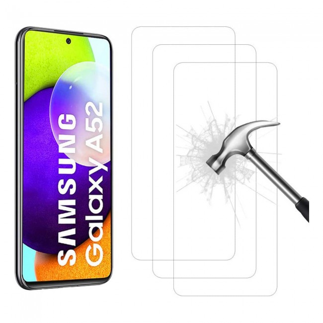 3Pack Samsung Galaxy A52 A52 5G Tempered Screen Protector Ultimate by Margoun - Clear