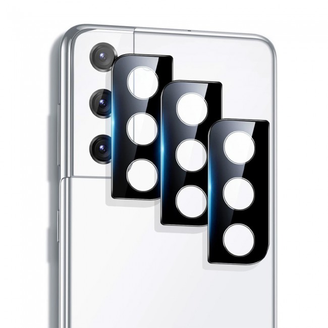 3Pack Samsung Galaxy S22 Camera Lens Protector 3D Tempered Film by Margoun