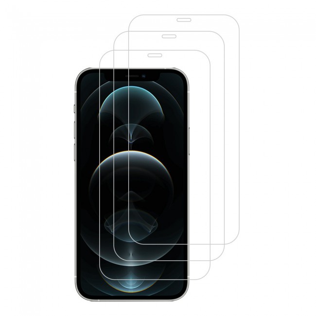 3Pack Apple iPhone 11 Pro Max Tempered Glass Screen Protector Ultimate by Margoun - Clear