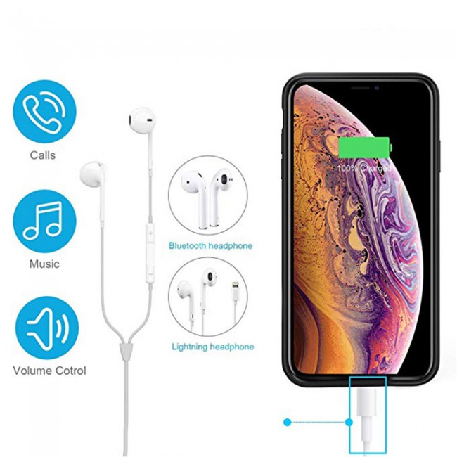 Margoun 4000mAh Portable Charger Case for Apple iPhone XS Max Protective Battery Pack