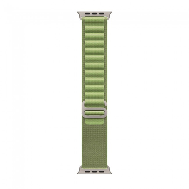 Apple Watch Alpine Loop Band 49mm/45mm/44mm Nylon Woven Sport Strap Compatible with iWatch Series 8/Ultra/7/SE/6/5/4/3/2/1 Green
